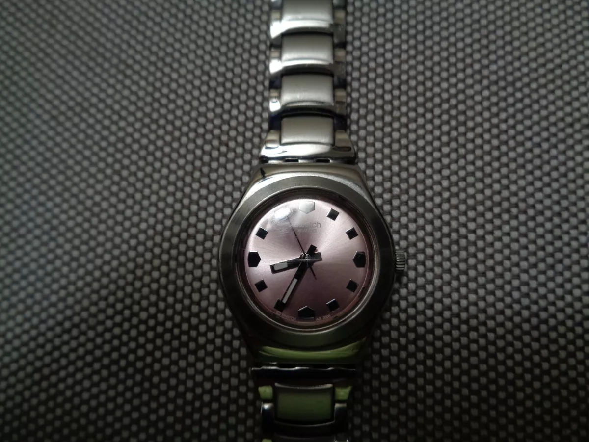 Swatch irony shop stainless steel preço