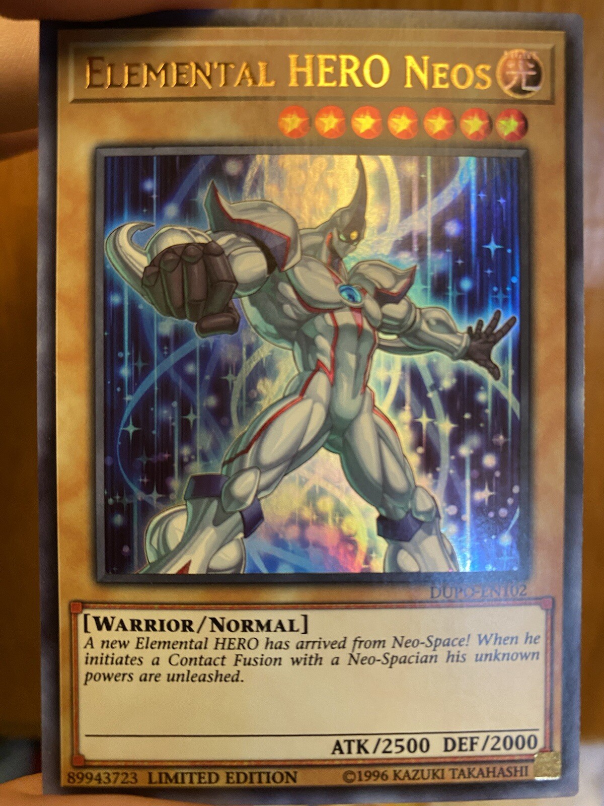 Elemental HERO Neos Ultra Rare DUPO-EN102 Duel Overload NM YuGiOh TCG