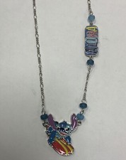 Disney Parks Collection Jewelry Lilo Stitch Aloha Necklace.