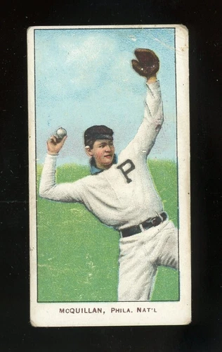 1909 T206 Baseball #328 George McQuillan (Ball In Hand) Sovereign GD *e1