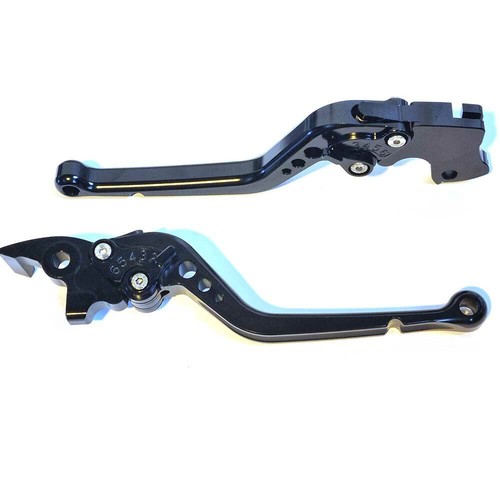 Long Black Clutch & Brake Levers For KTM RC 125 2014-2023 - Picture 2 of 5