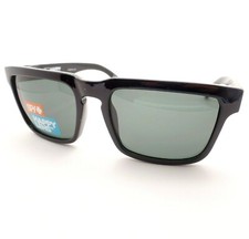 Spy Optics Shiny Helm Black HD Gray Green New Sunglasses Authentic