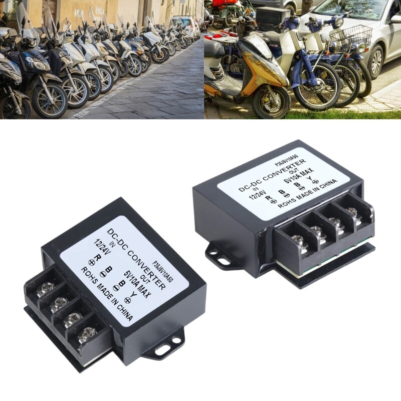 Vehicle Power Supply Converter 1224V to 5V 10A 50W Module without