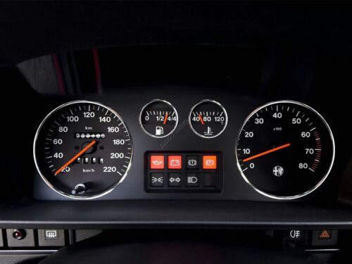 For Alfa Romeo 33 1983-1995 Polished Aluminum Trim Rings for Instrument Cluster - Picture 5 of 8