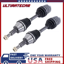 Set 2 Front CV Axle Shaft Joint Assembly For 2002-2011 Dodge Ram 1500 4WD Pickup