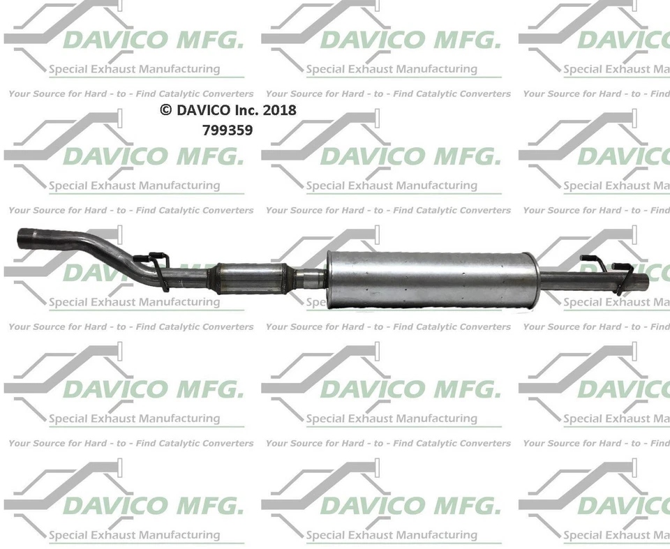 Catalytic Converter and Muffler Fits 2003 2004 2005 2006 Dodge Sprinter 2500 Foto 3 de 4