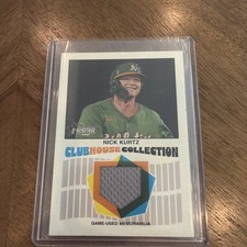 2026 Topps Heritage Clubhouse Collection Patch Relic Nick Kurtz #CCRNK Athletics