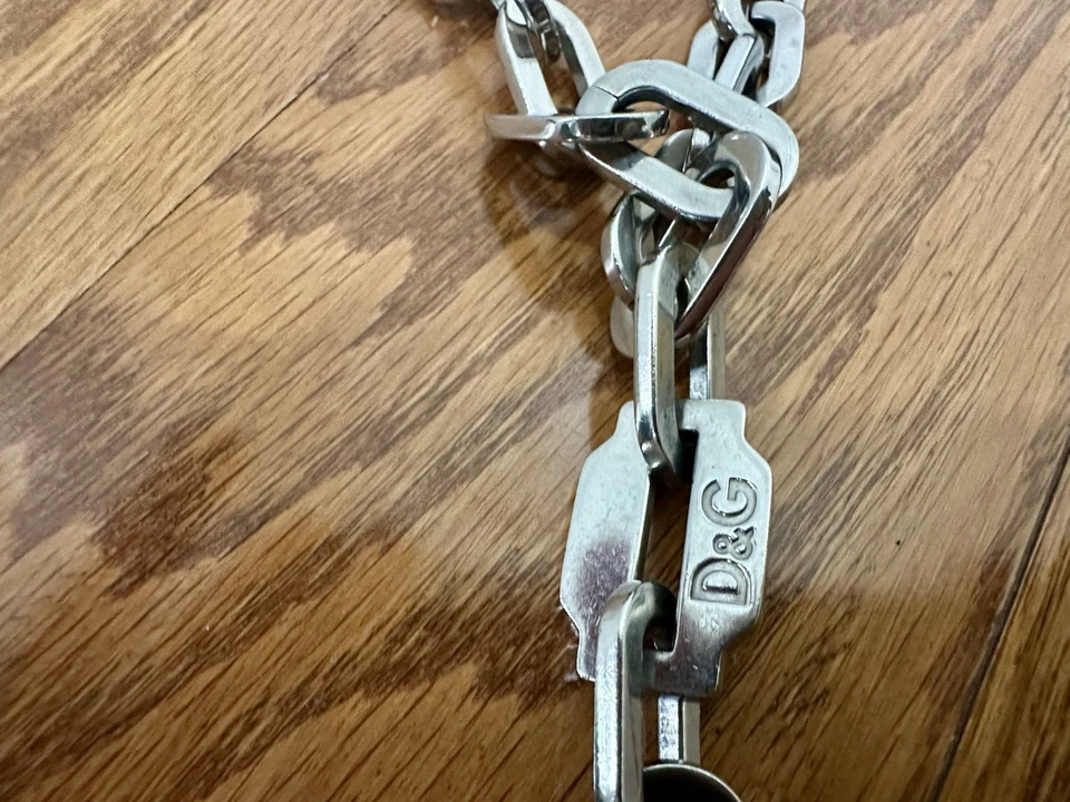 Dolce&Gabbana D&G Jewels Stainless Steel Necklace Luxury Chain 20” Jewelry Men’s - Image 4 of 4