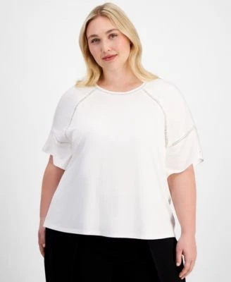 Anne Klein Plus Size Harmony Open-Trim El Anne 91308832165 3X RT $89.0