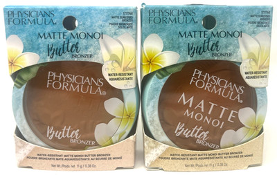 (2) Physicians Formula Matte Monoi Butter Bronzer NIP 1711768 - Matte Sunkissed