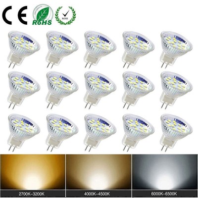 4X 6X 10X MR11 GU4 LED Leuchtmittel 5W 3W Birne Glühbirne Glühlampe 3000-6000k