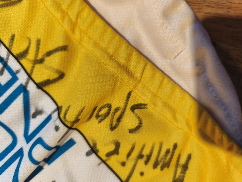 MAILLOT CYCLISTE DÉDICACÉ STÉPHAN RAVALEU VIENNE  2011 NORET  - Photo 4/4