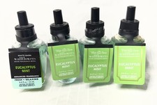 Bath Body Works EUCALYPTUS MINT Wallflowers Refill Fragrance 4-Pack 0.8oz Each