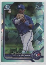 2022 Bowman Sapphire Chrome Prospects Aqua 48/55 Estiven Machado #BCP-12 1dm4