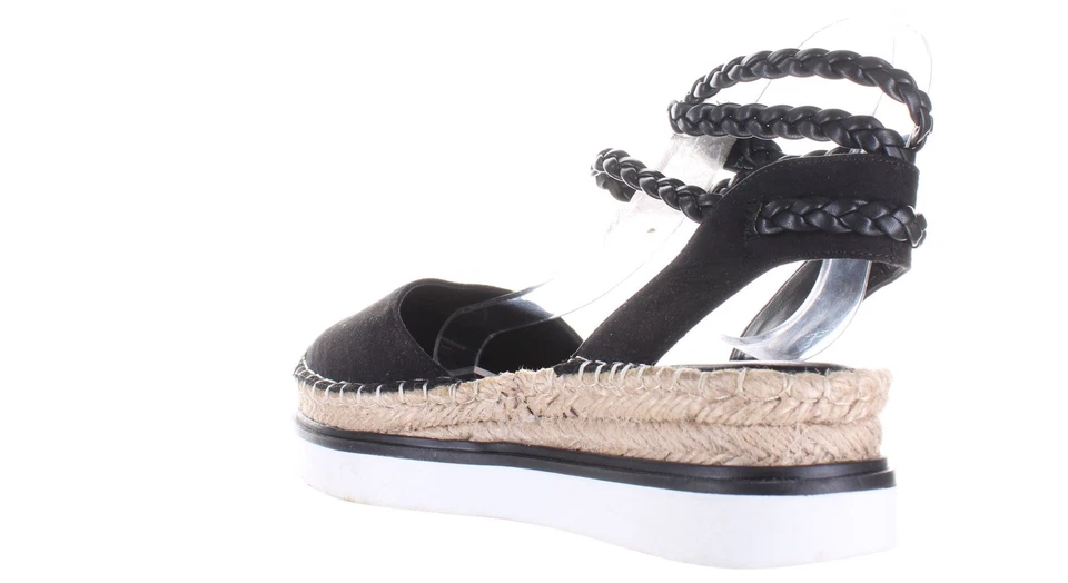 JLO by Jennifer Lopez Womens Jasmen Black Espadrilles Size 6.5 (7822024) - Image 3 of 4