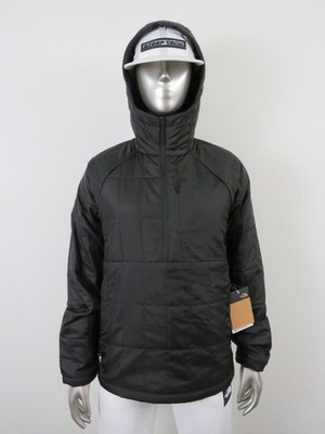 Womens The North Face Circaloft PO Pullover 1/4 Zip Anorak Hoodie Jacket Black