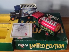 CORGI Limited Edition AEC Tanker Thornycroft Van Shell Oil Petrol Diecast Set