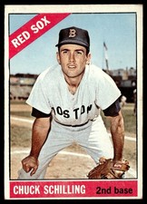 1966 Topps Chuck Schilling Boston Red Sox #6