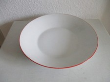 große Obstschale Rotrand 31 cm 20er Jahre Krasna Jizba Ladislav Sutnar Tschechos