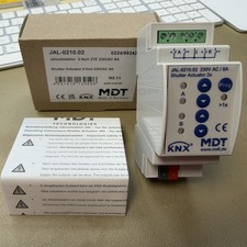 NEU • OVP • MDT JAL-0210.02, KNX Jalousieaktor 2-fach, 2TE 230V AC 8A