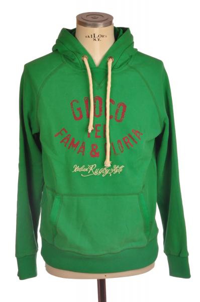Итальянский стиль регби Mann Felpa manica lunga Grün 5237