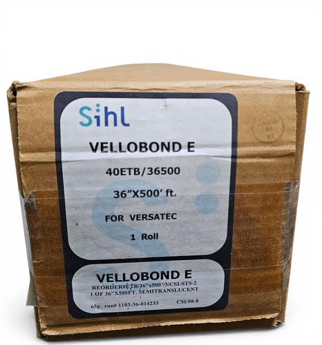 Sihl Vellobond E 40ETB/36500 Semi-Translucent Bond | 36" x ~450' | Partial Roll