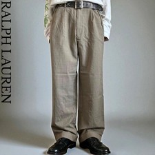 90S Polo By Ralph Lauren Baggy Slacks Extra Thick Vintage Men Limited Editon Rar