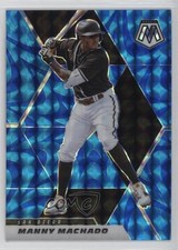 2021 Panini Mosaic Reactive Blue Mosaic Prizm Manny Machado #143 19wa