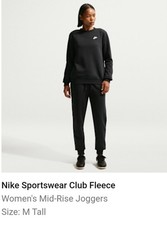 Womens Nike Sportswear Club Fleece Sweatsuit Size Medium Brand New In Bag