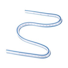 Flexible Curve Ruler 20 Metric Inch Double-Si...