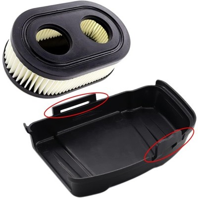 Luftfilterabdeckung mit Luftfilter für Briggs & Stratton 650EXI 675EXI 675IS ...