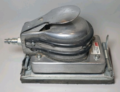 #ad Dayton Random Orbital Air Sander Tool 4Z698 Woodworking 3.5quot;W ×6.5quot; L 60 PSI $49.99