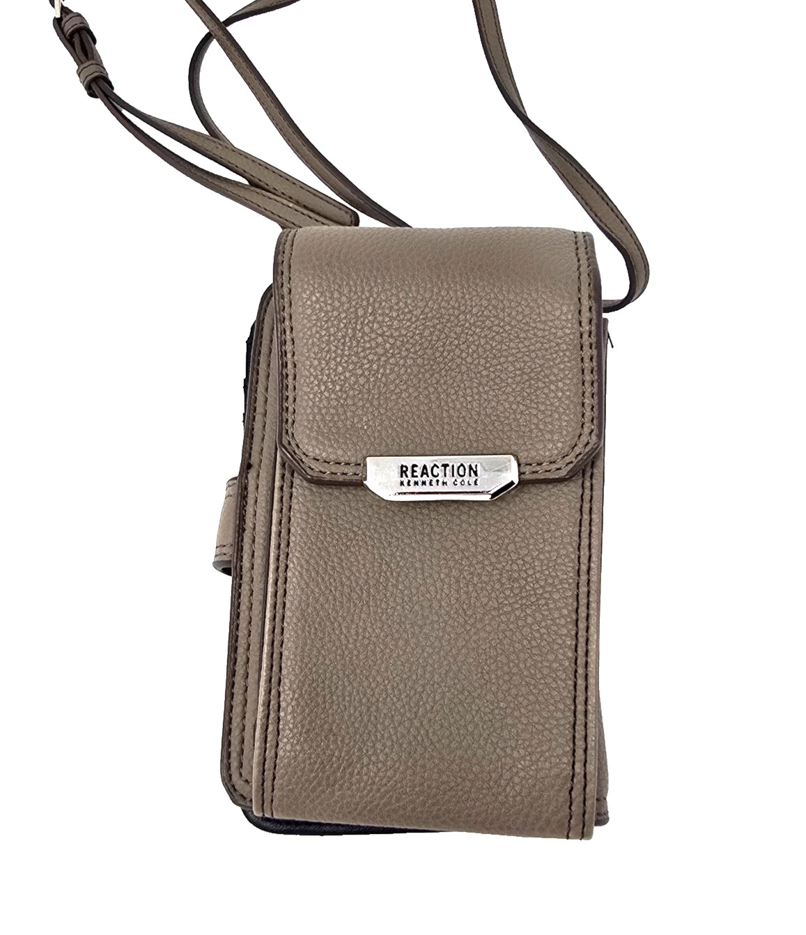 Cartera Kenneth Cole Reaction Trooper beige correa bandolera nueva sin etiquetas