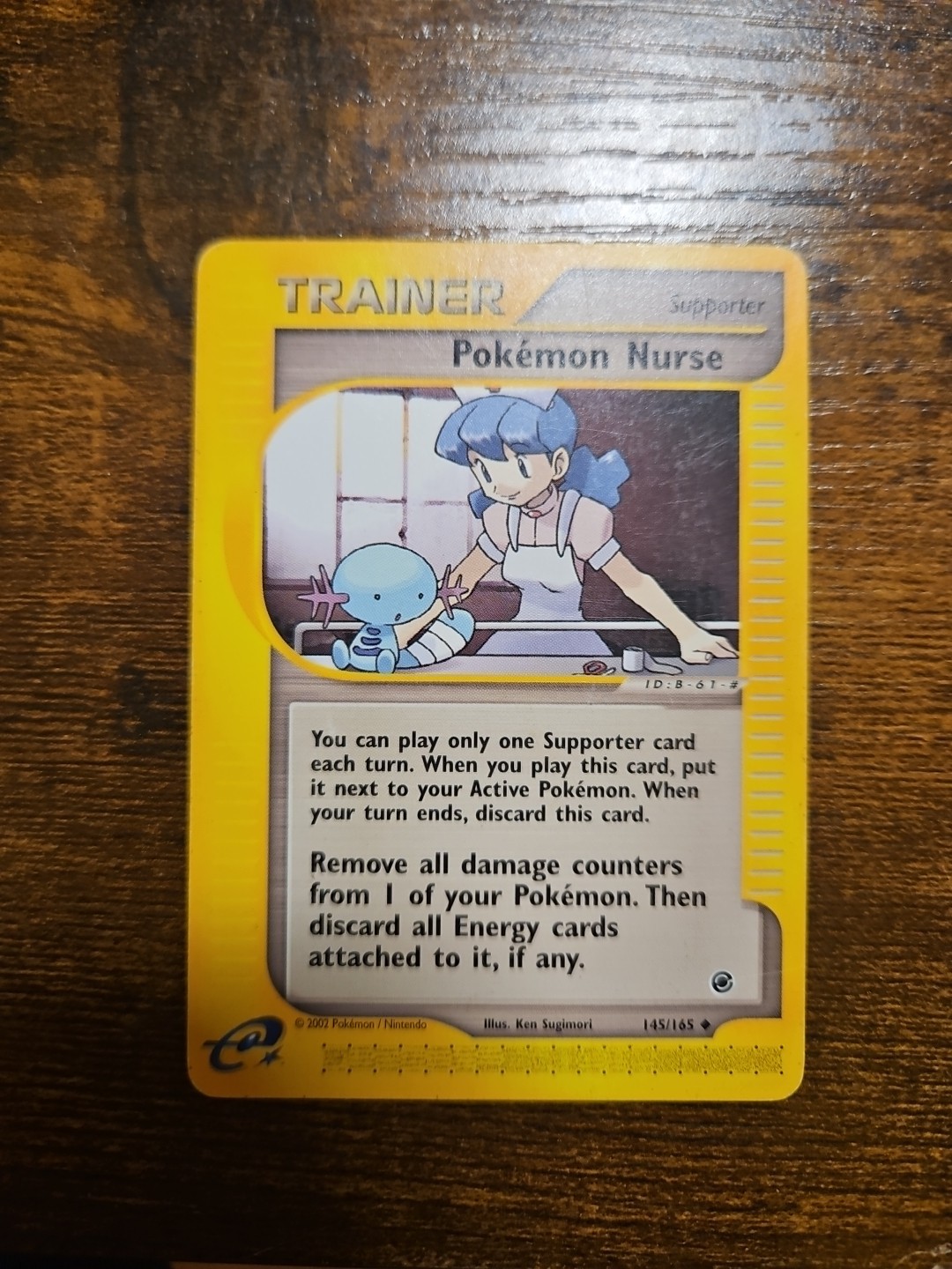 Pokemon Nurse 145/165 Expedition Base Set Regular LP