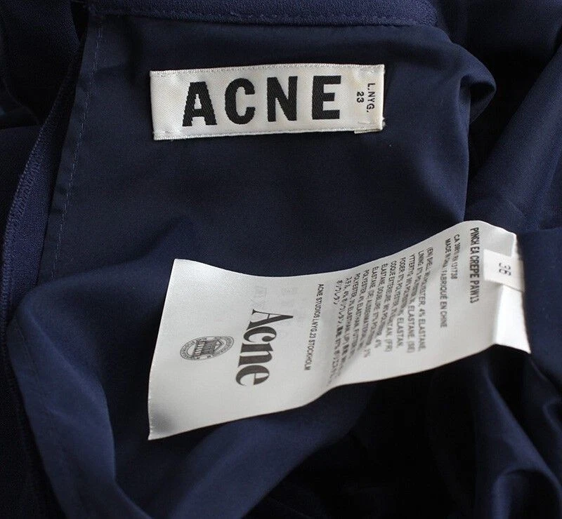 Abito Acne Studios Acne Navy con spacco 55 66 metà 43168112