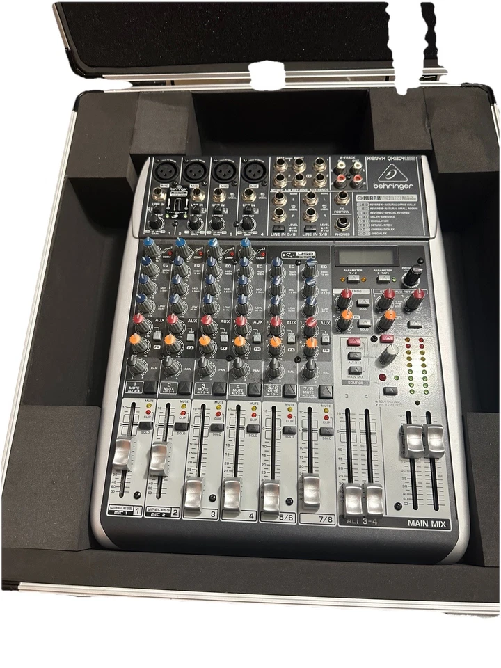 Behringer XENYX X1204USB - 12-Kanal Analogmixer, 2 Jahre Garantie +  flight case - Bild 4 von 4