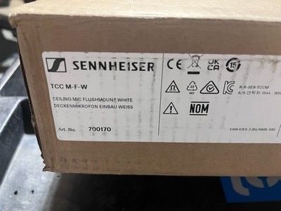 Sennheiser TeamConnect Ceiling Medium TCC M-F-W 700170 Dante Flush Mount NEW