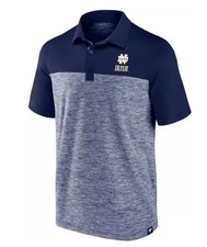 Fanatics Men  s Notre Dame Football Iconic Brushed Poly Polo Jersey Shirt Large L