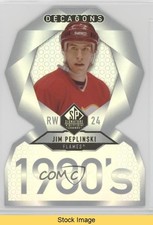 2020-21 Upper Deck SP Signature Edition Legends Decagons Jim Peplinski READ 8tn