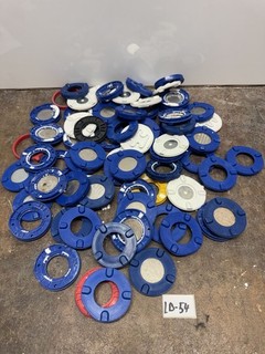 Kleiner Posten adesso Split Konterplatten in blau mit Scheiben Art. Nr. LB 54