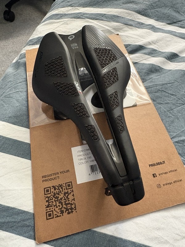 Prologo Dimension 143 Tirox Black/Silver Saddle Road/Gravel/Tt