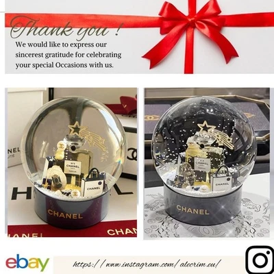 2025CHANEL Beaute Limited Edition Holiday Snow Globe new in box GERMANY SELLER🐝