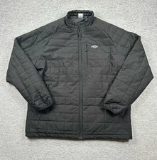Aftco Jacket Mens XXL Black Pufferfish Full Zip Quilted Pockets Outdoor Wind
