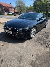 Audi A7 2.0 TDI 40 S line Sportback S Tronic Euro 6- 5dr H/back Black Reg 06/21