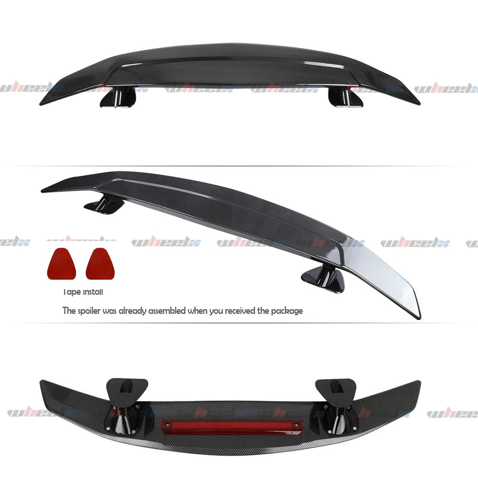 Alerón trasero de carbono para Mercedes-Benz CLA CLASE W117 CLA45 46" labio del ala del maletero Foto 4 de 4