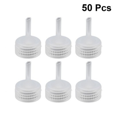  50 Stück Praktische Shrimp Hatching Cap Kunststoff Shrimp Egg Inkubator für