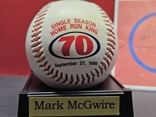 Mark McGwire MLB Balls for sale | eBay