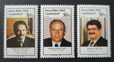 1988 TURKEY TURKIYE TÜRKEI CYPRUS KIBRIS POLITICIANS VF MNH