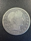 1893-S Barber Silver Quarter Dollar 25C Better Date U.S. Coin Estate Find