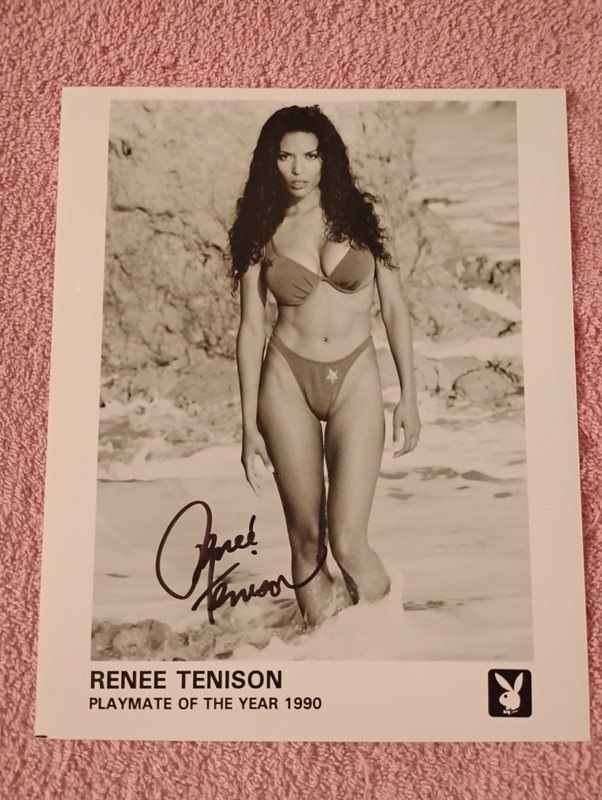 Renee Tenison Signed Promo Photo / 8"x10" / Playboy Playmate of the Year 1990